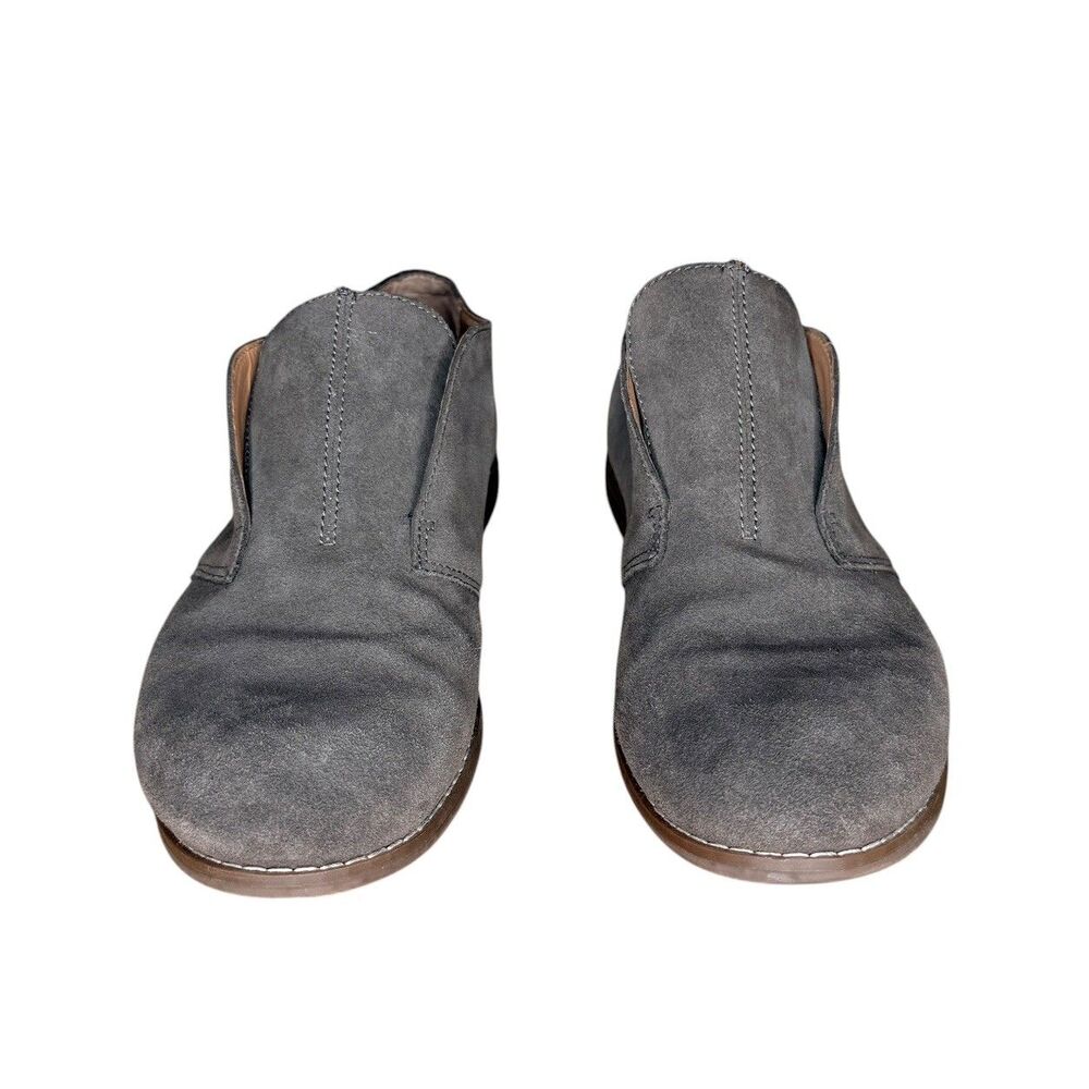 Franco Sarto Oxford Size 8 Pieta Slip-On Leather Suede Gray Loafers Casual - Picture 6 of 8